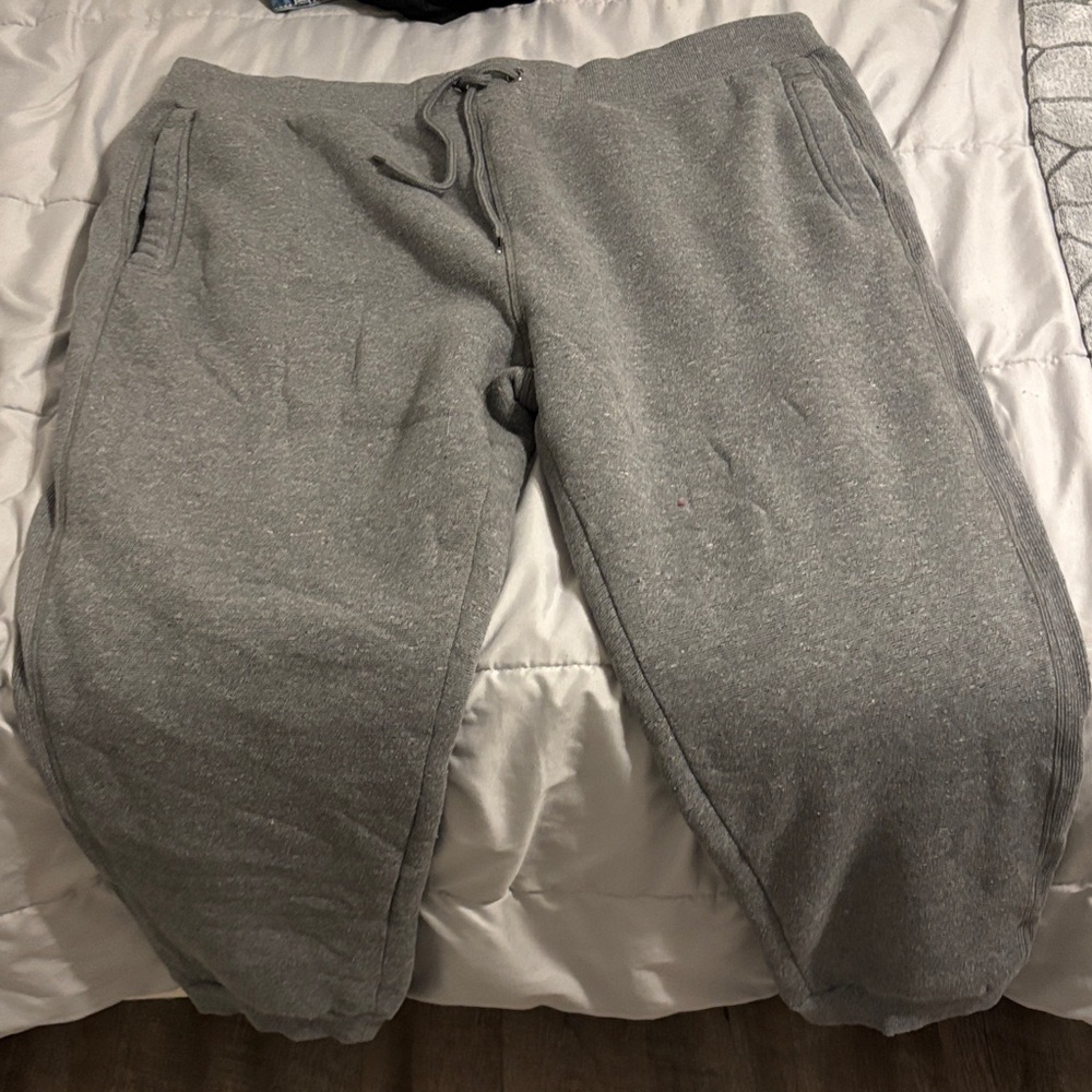 No Boundaries Gray Fleece-Lined Sweatpants